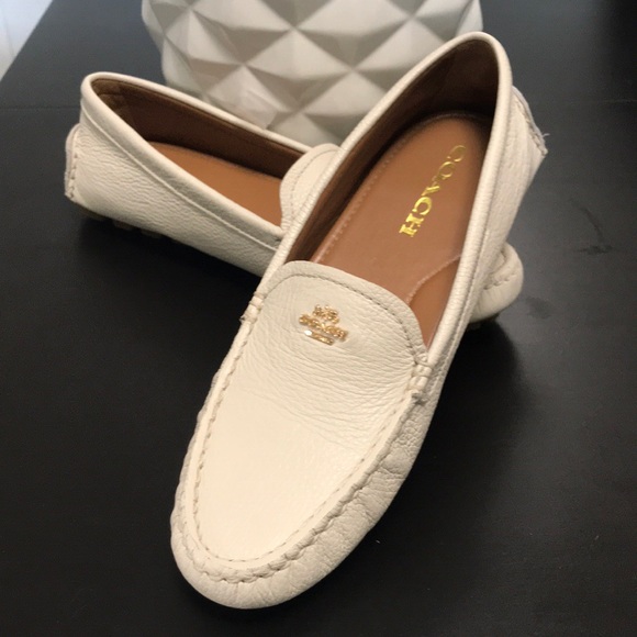 Coach Shoes - NWOT Coach leather driving loafers